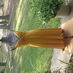 Mustard yellow dress 14